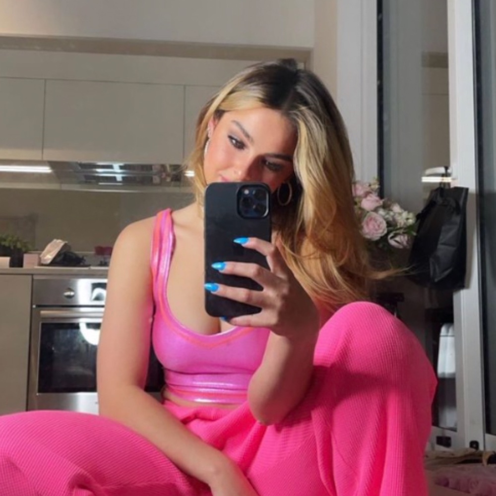 Addison Rae's Glitter Pink "The Mighty" Top - Picture 5 of 8